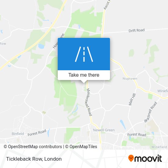 Tickleback Row map