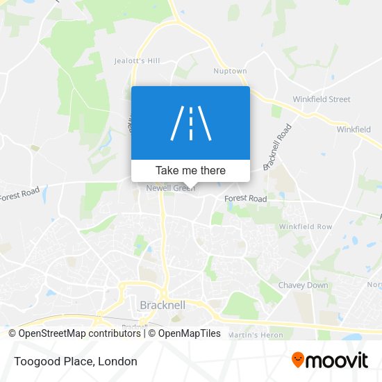 Toogood Place map