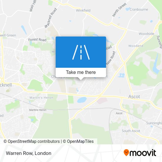 Warren Row map