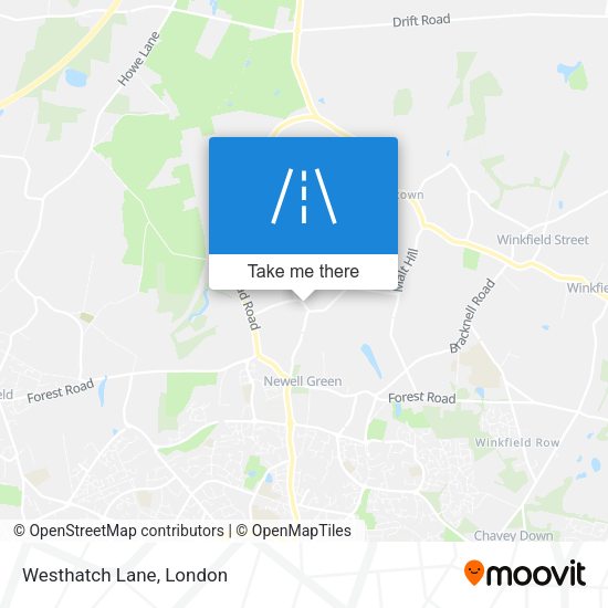Westhatch Lane map