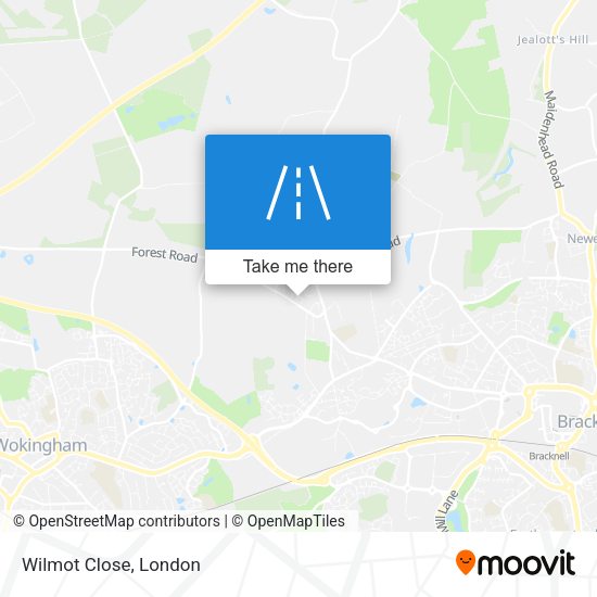 Wilmot Close map