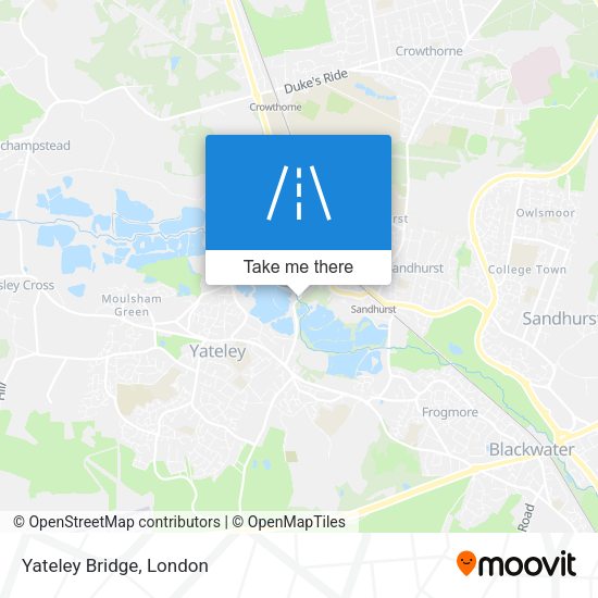 Yateley Bridge map