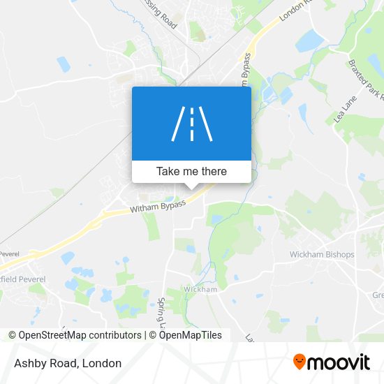 Ashby Road map