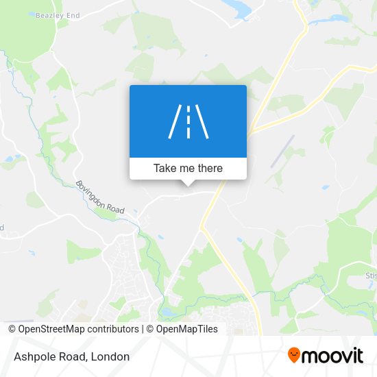 Ashpole Road map