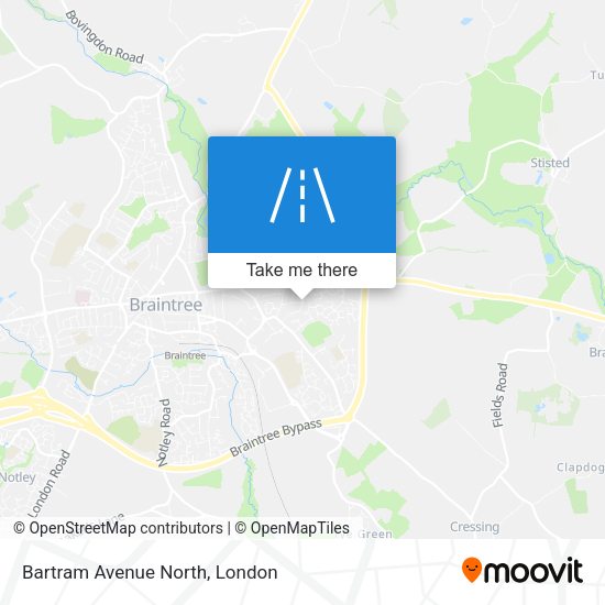 Bartram Avenue North map