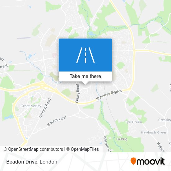 Beadon Drive map