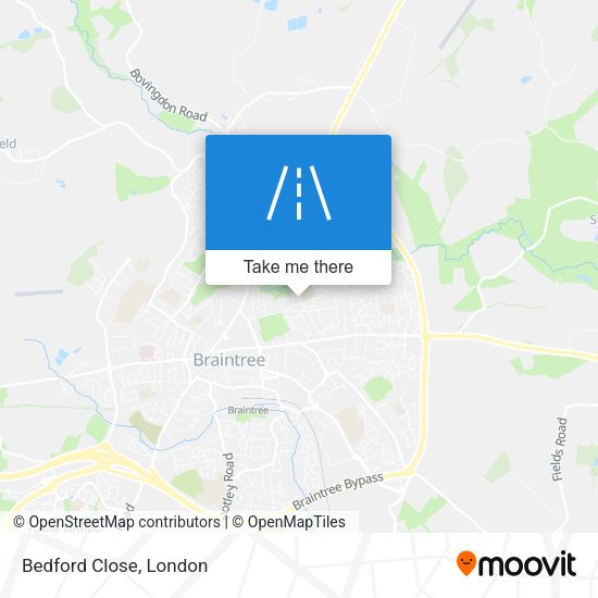 Bedford Close map