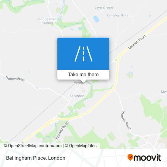 Bellingham Place map