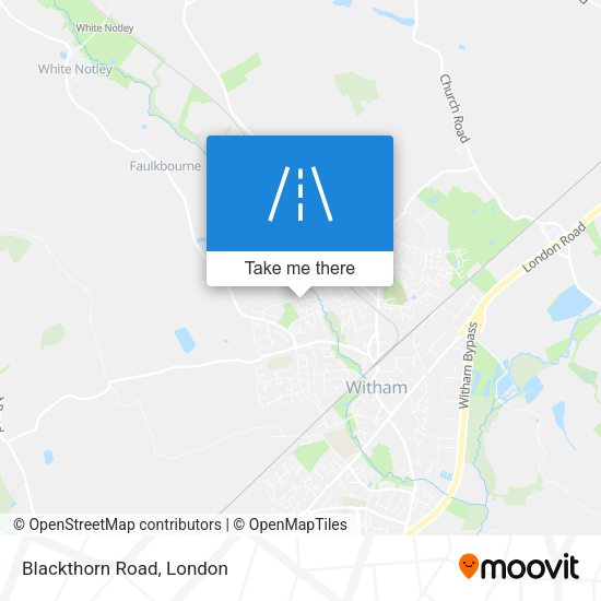 Blackthorn Road map
