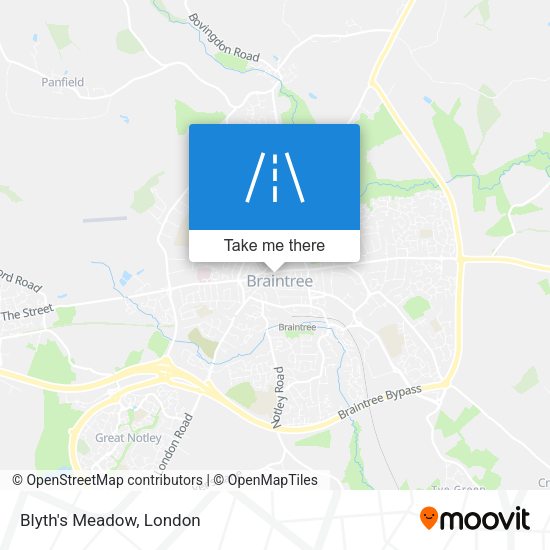 Blyth's Meadow map