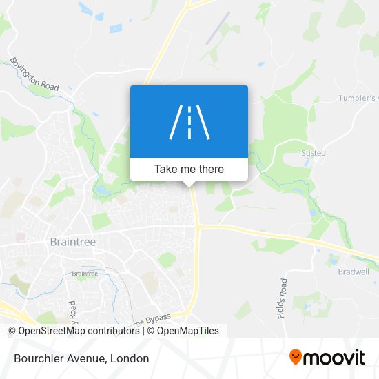 Bourchier Avenue map