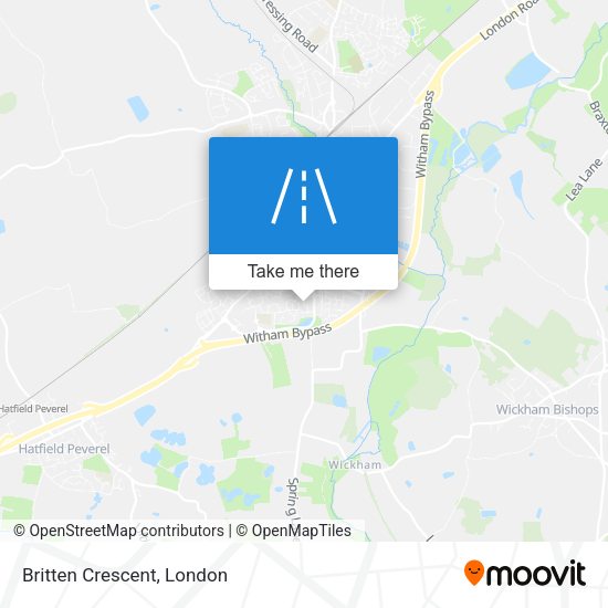 Britten Crescent map