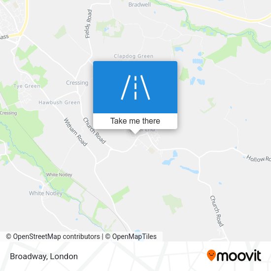 Broadway map