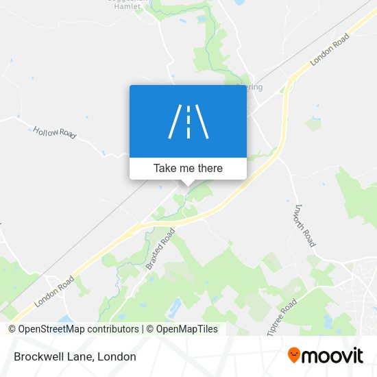 Brockwell Lane map