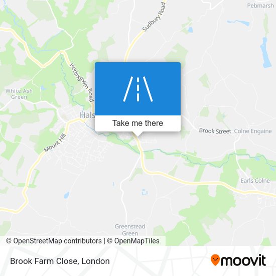 Brook Farm Close map