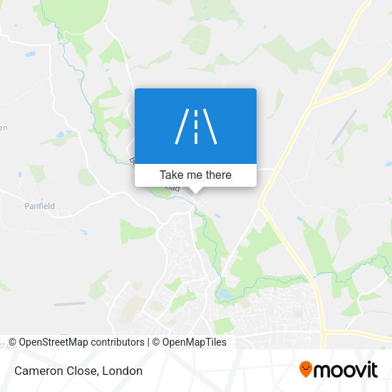 Cameron Close map