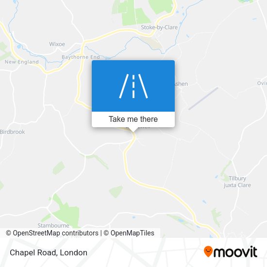Chapel Road map