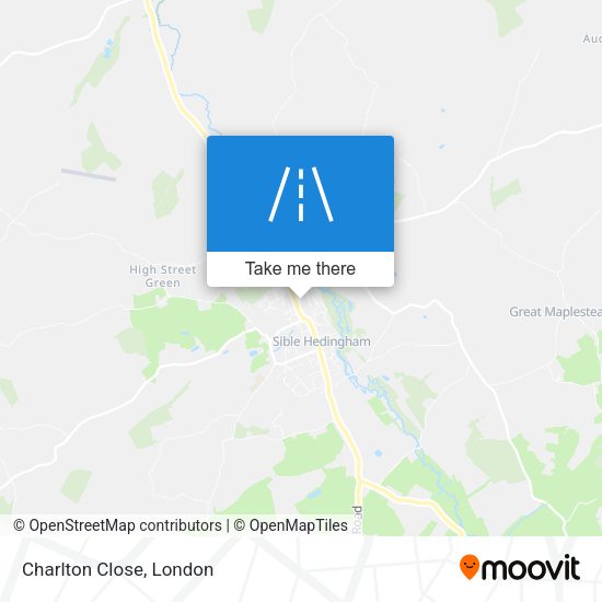 Charlton Close map