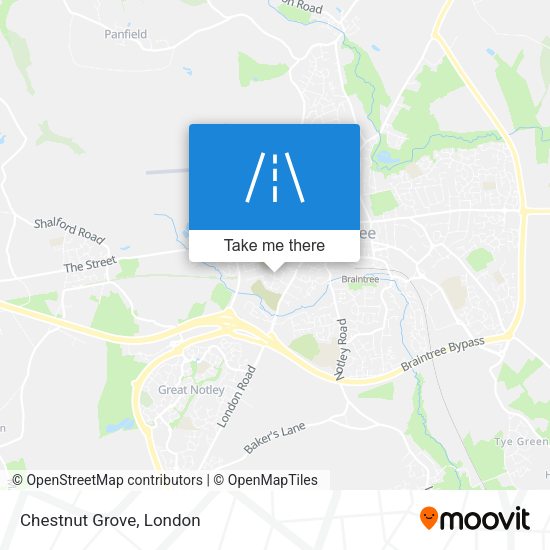 Chestnut Grove map