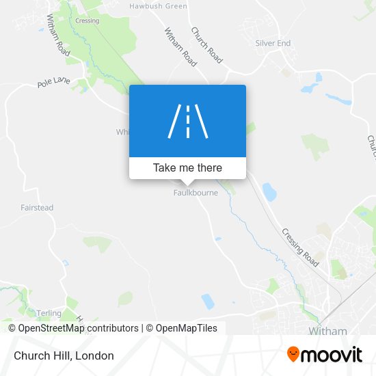 Church Hill map