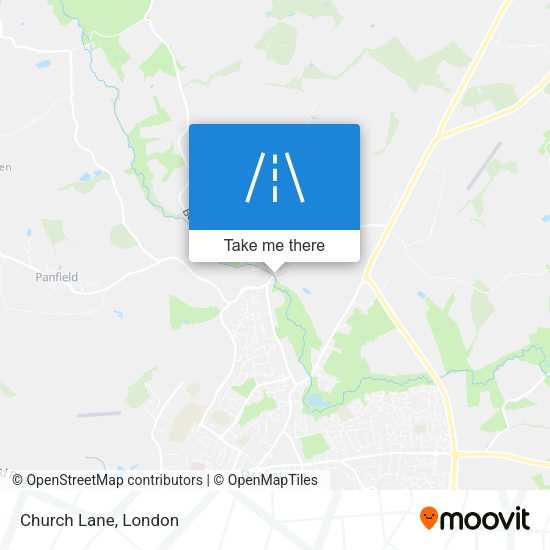 Church Lane map