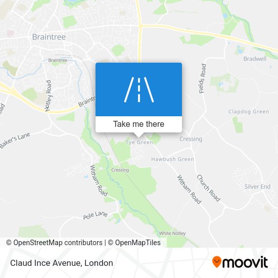 Claud Ince Avenue map
