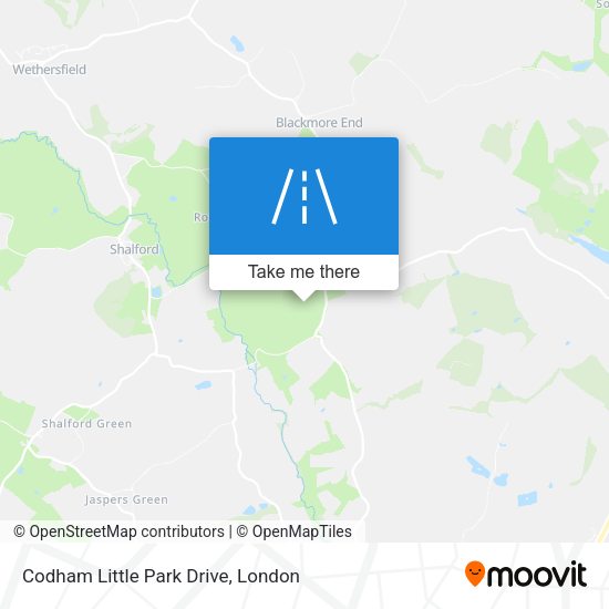 Codham Little Park Drive map