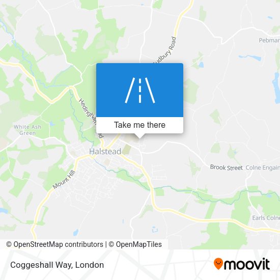 Coggeshall Way map