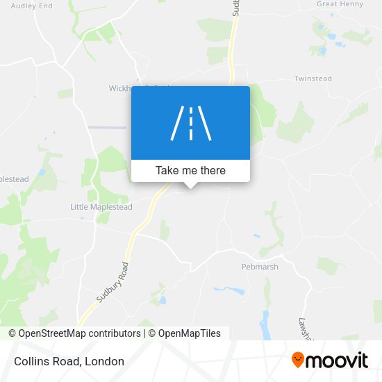 Collins Road map