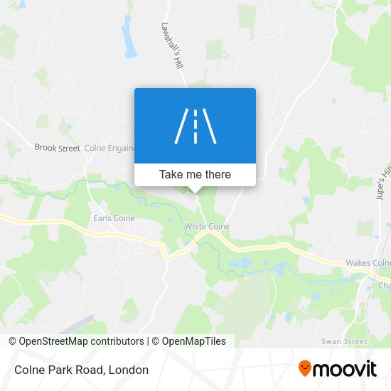 Colne Park Road map