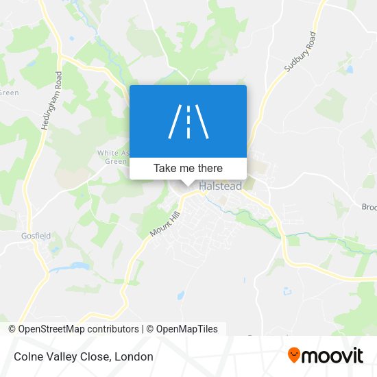 Colne Valley Close map