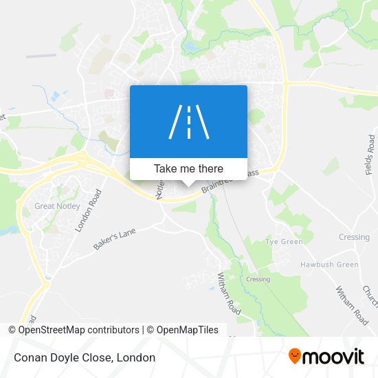 Conan Doyle Close map