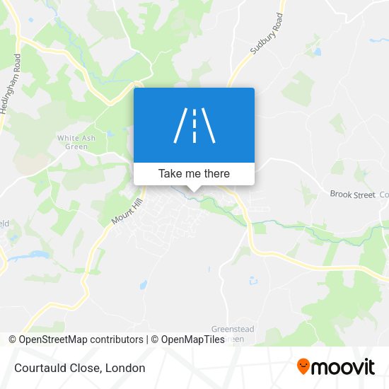 Courtauld Close map