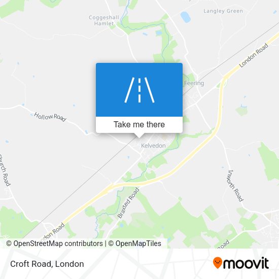 Croft Road map