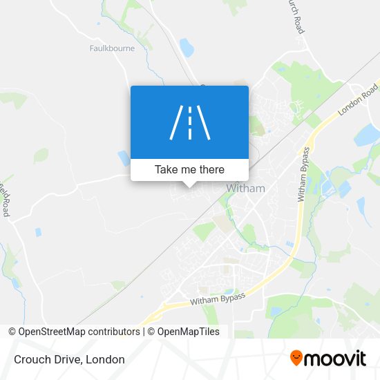 Crouch Drive map