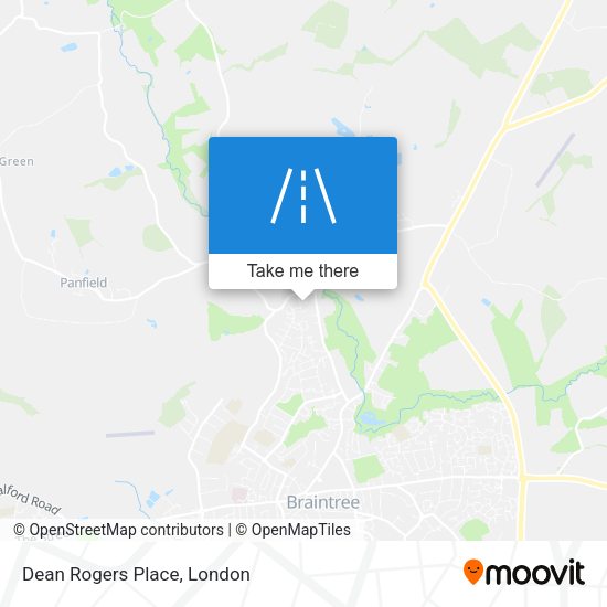 Dean Rogers Place map