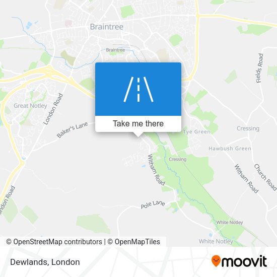 Dewlands map