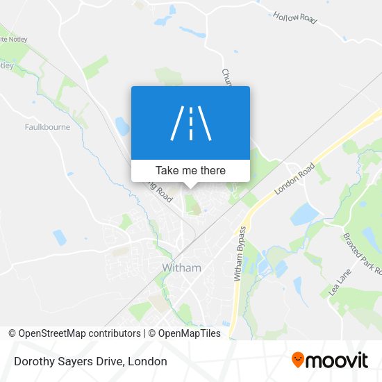 Dorothy Sayers Drive map