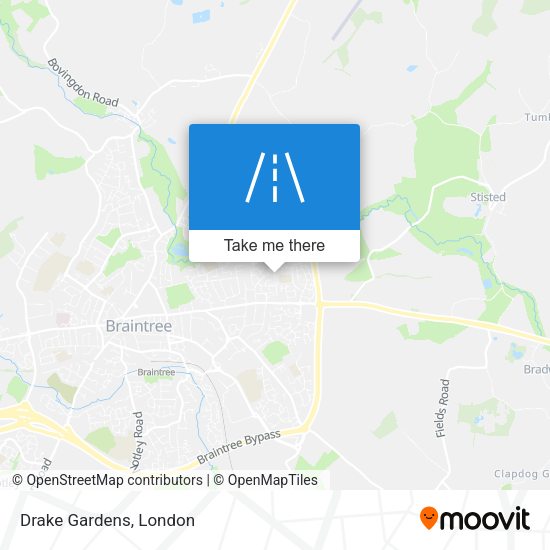 Drake Gardens map