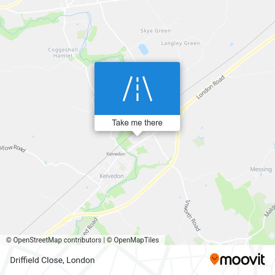 Driffield Close map