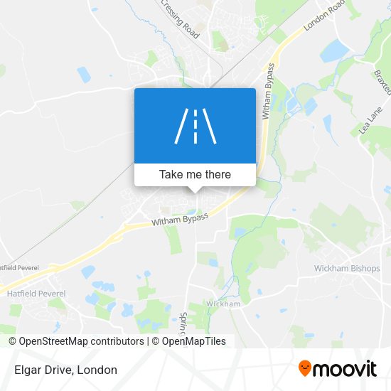 Elgar Drive map