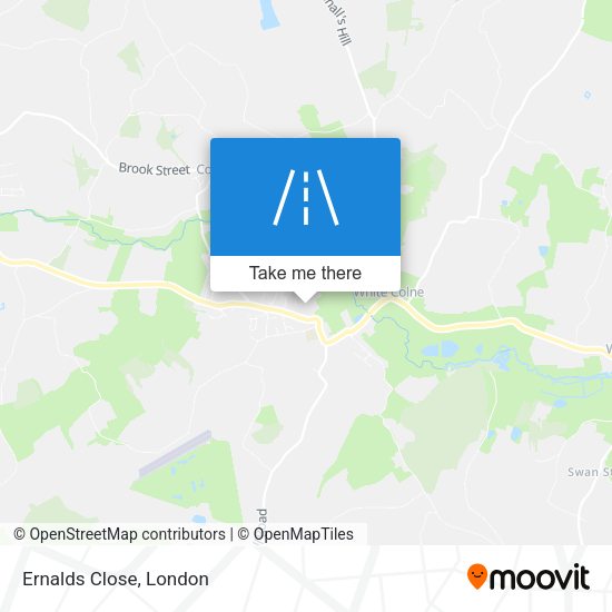 Ernalds Close map