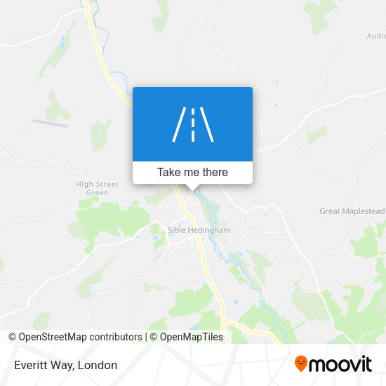 Everitt Way map