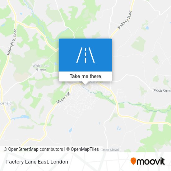 Factory Lane East map