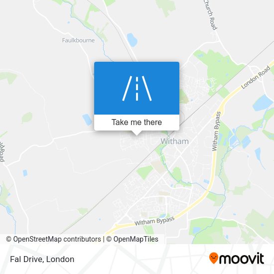 Fal Drive map