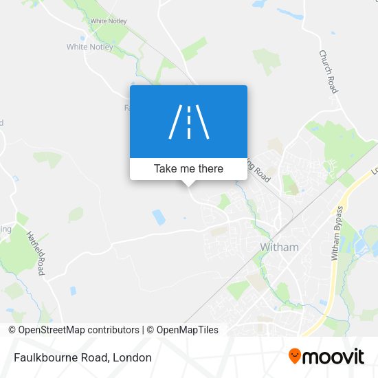 Faulkbourne Road map