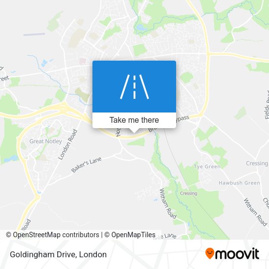 Goldingham Drive map