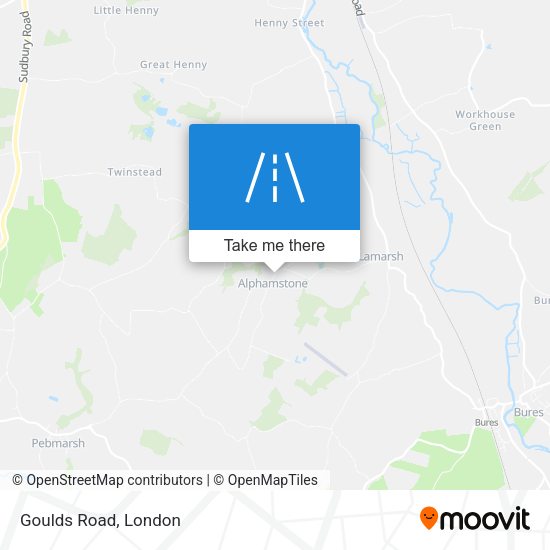 Goulds Road map