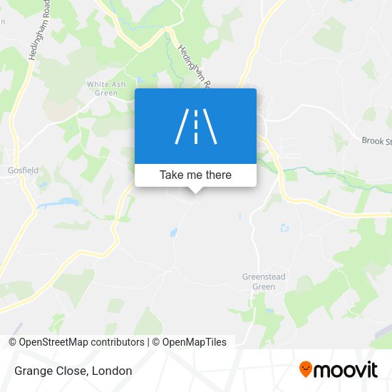 Grange Close map