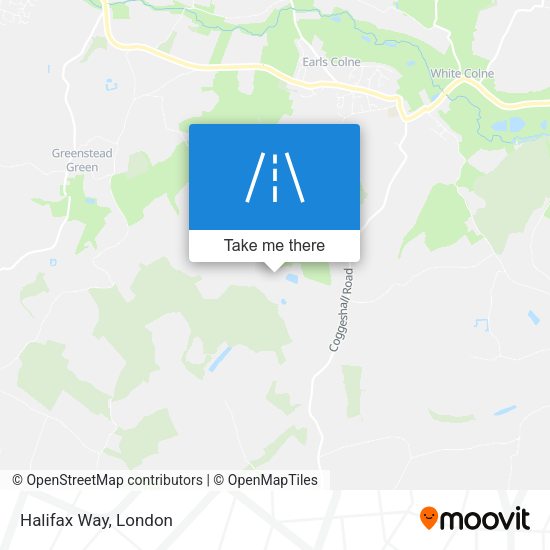 Halifax Way map